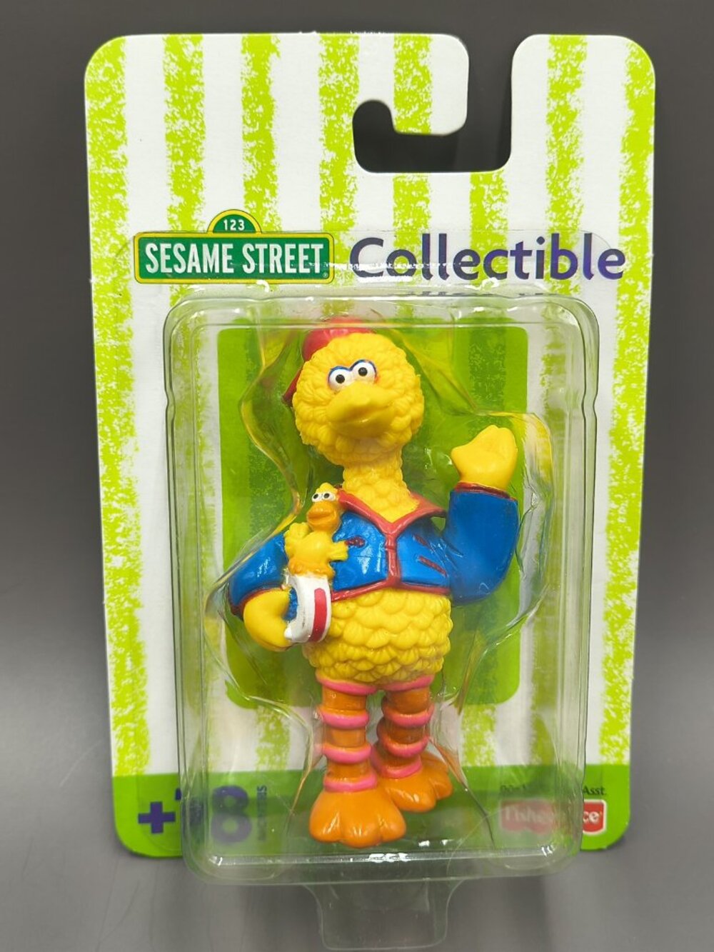 Vintage Sesame Street Big and Little Bird 2001 Pvc Figure 4" Fisher Price NIP